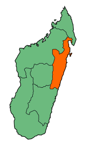 Provincia di Toamasina – Localizzazione