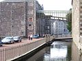 Mills, lade and glass bridge.