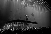 West performing during the Saint Pablo Tour in 2016.