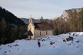 Chapelle de Valchevrière sous la neige (2007)