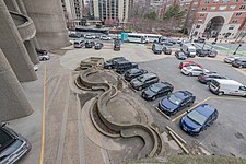 Merrimac Plaza, mostly used for parking