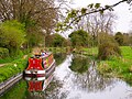 Image 38A boat on the Basingstoke Canal (from Portal:Hampshire/Selected pictures)