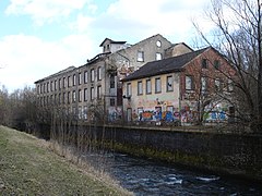 Ruine der Spinnerei Jakobstal