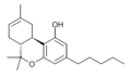 Δ8-tetrahydrokannabinol (stereocentra w 6a i 10a – 4 stereoizomery)