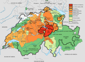 Localização de Confederação Helvética