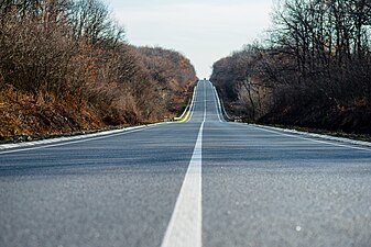 La M3 entre Kharkiv et Sloviansk.