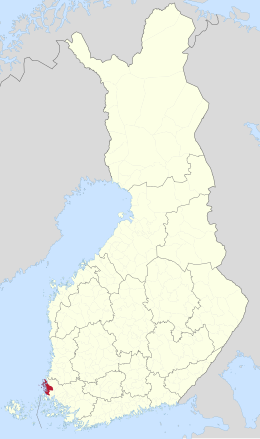 Uusikaupunki - Localizazion