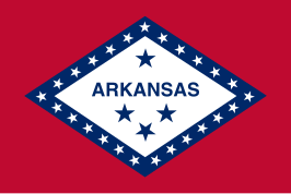 ? Vlag van Arkansas