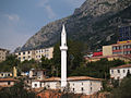 La moschea vista dall'esterno.