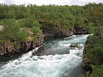 Le canyon de la rivière Abiskojåkka