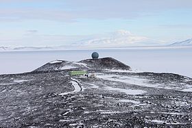 Arrival Heights depuis Second Crater.