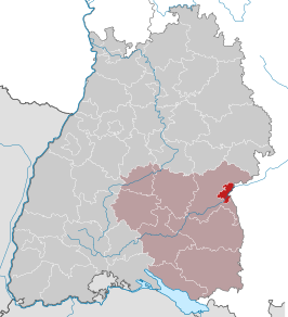 Kaart van Ulm (Baden-Württemberg)