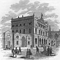 The Guildhall in 1864 before the extensions were built