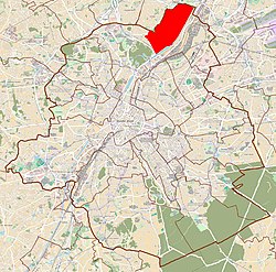 Location within Brussels