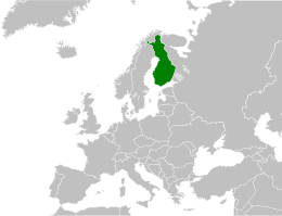 Carte Finlande