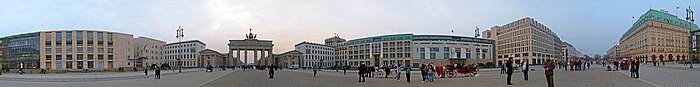 Panorama de Pariser Platz.