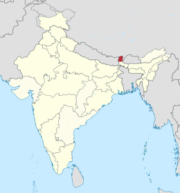 Stato del Sikkim - Localizzazione