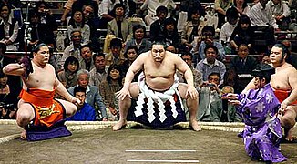 Dohyō-iri du yokozuna Asashōryū