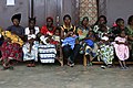 Image 4Mothers and babies aged between 0 and 5 years are lining up in a Health Post at Begoua, a district of Bangui, waiting for the two drops of the oral polio vaccine. (from Central African Republic)