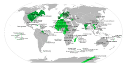 Impero coloniale francese - Localizzazione