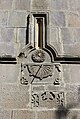 Exterior carvings and sundial on St. Stephen's Church