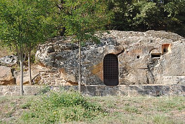 Petite église rupestre dédiée à la Vierge, Cantabrique.