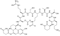 Structuurformule van pyoverdine