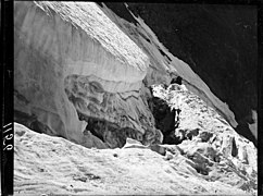 Rimaye du glacier du Gélas (Alpes-Maritimes), 13 août 1898.