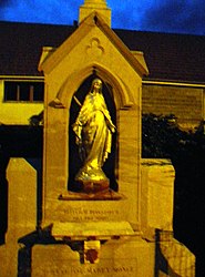 The statue of the Virgin in Saint-Bernard