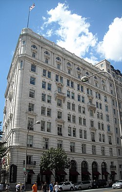 Někdejší centrála večerníku Washington Star na adrese 1101 Pennsylvania Avenue ve Washingtonu, D. C