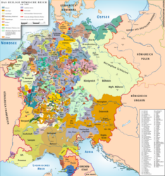 Das Heilige Römische Reich um 1400