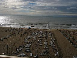 Stranden i september 2005.