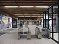 The ticket barriers leading to the Shinkansen platforms