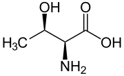 ▵ Structuurformule van L-Threonine