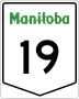 Provincial Trunk Highway 19 marker