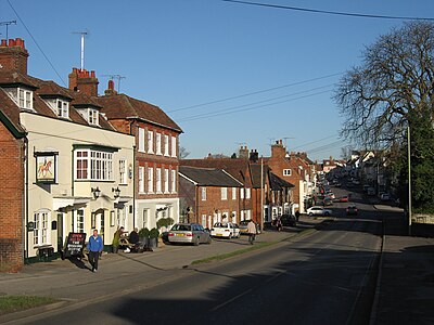 View looking east along West Street, New Alresford