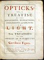 Image 27Isaac Newton's 1704 Opticks: or, A Treatise of the Reflexions, Refractions, Inflexions and Colours of Light (from Scientific Revolution)