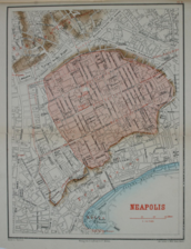 Ancienne carte de Néapolis