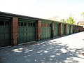 A garage area for those whose townhouses don't have built-in garages.