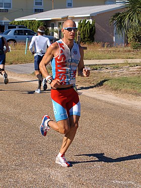 Dirk Bockel beim Ironman Florida 2010