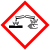 Pictograma da corrosión no Globally Harmonized System of Classification and Labelling of Chemicals (GHS)