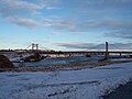 Il ponte sul fiume a Selfoss