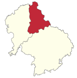 Location of Renala Khurd Tehsil