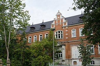 Erster Bau des Städtischen Krankenhauses von 1898