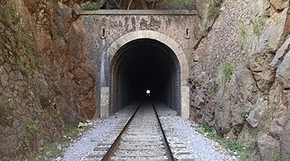 La ligne dans les environs d'Ammal.