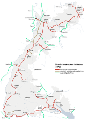 Image illustrative de l’article Chemins de fer de l'État de Bade