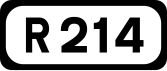 R214 road shield}}