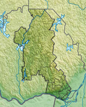 Voir sur la carte administrative des Laurentides