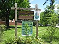 The entrance sign to Glenside Hall