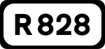 R828 road shield}}